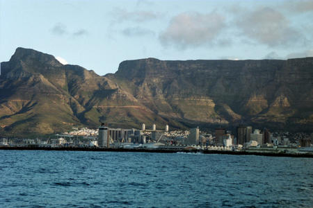 Cape Town from the Robben Island catamaran