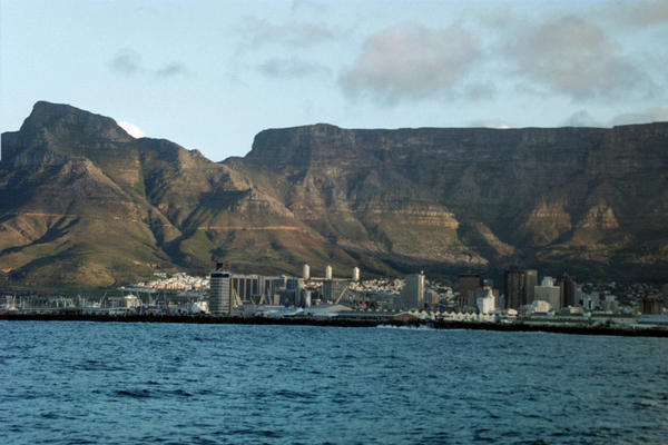 Cape Town from the Robben Island catamaran