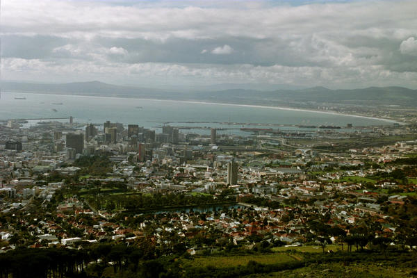 Cape Town from the cable car